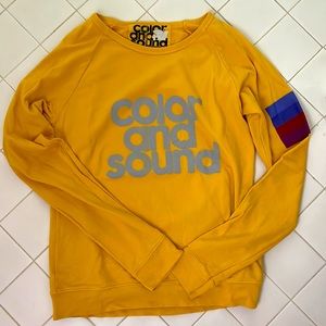 Yellow free city SOUND sweatshirt